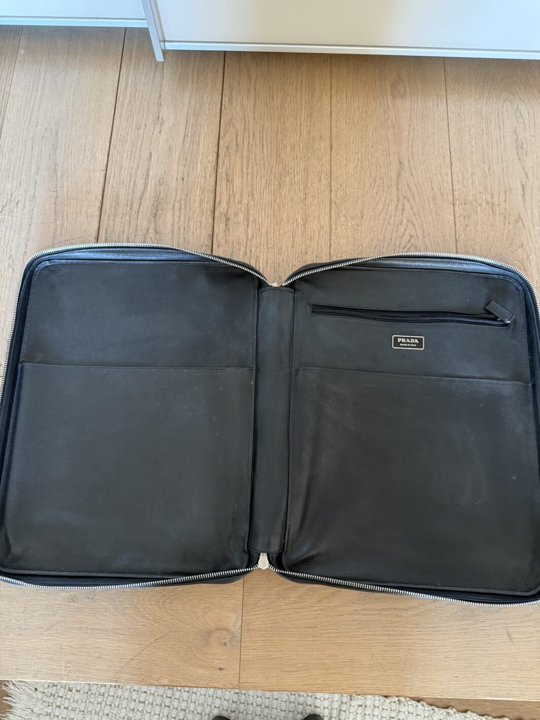 Borsa da lavoro di pelle Prada - immagine 2