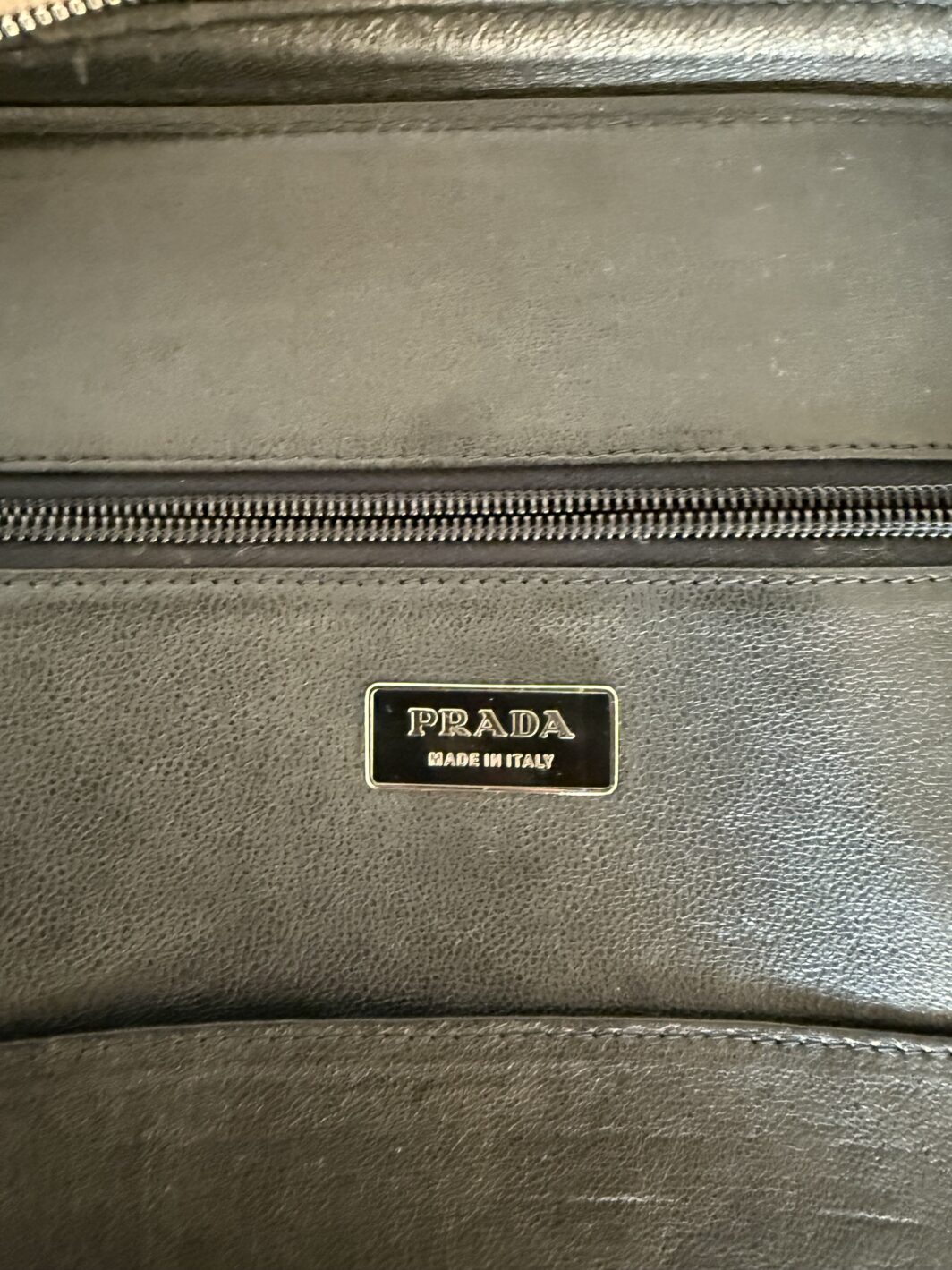 Borsa da lavoro di pelle Prada - immagine 3
