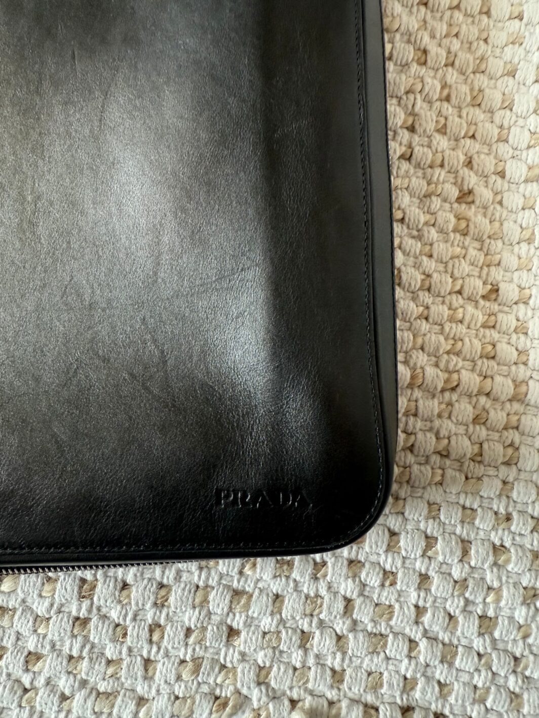 Borsa da lavoro di pelle Prada - immagine 6