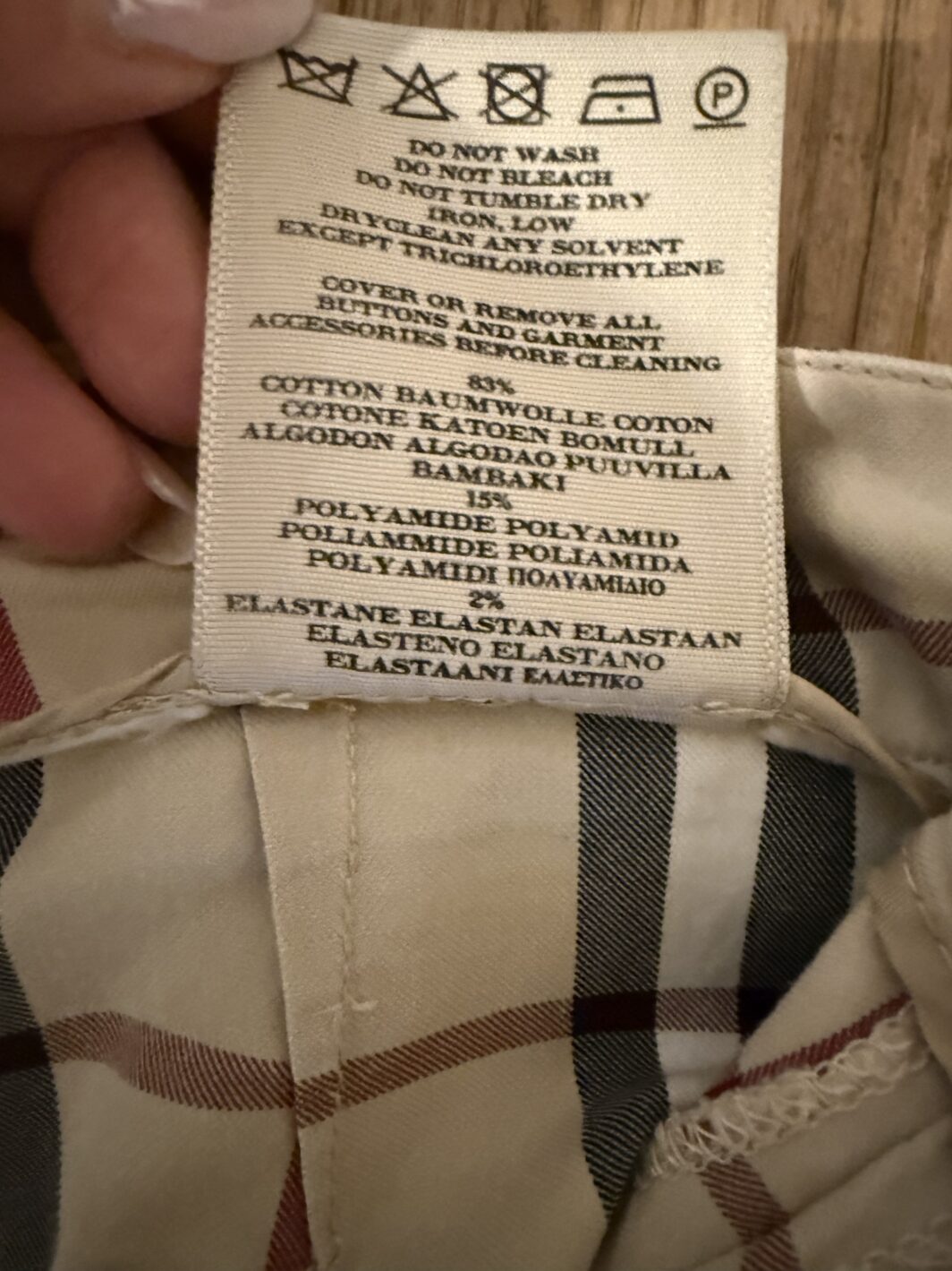 Pantalone Capri Burberry - immagine 6